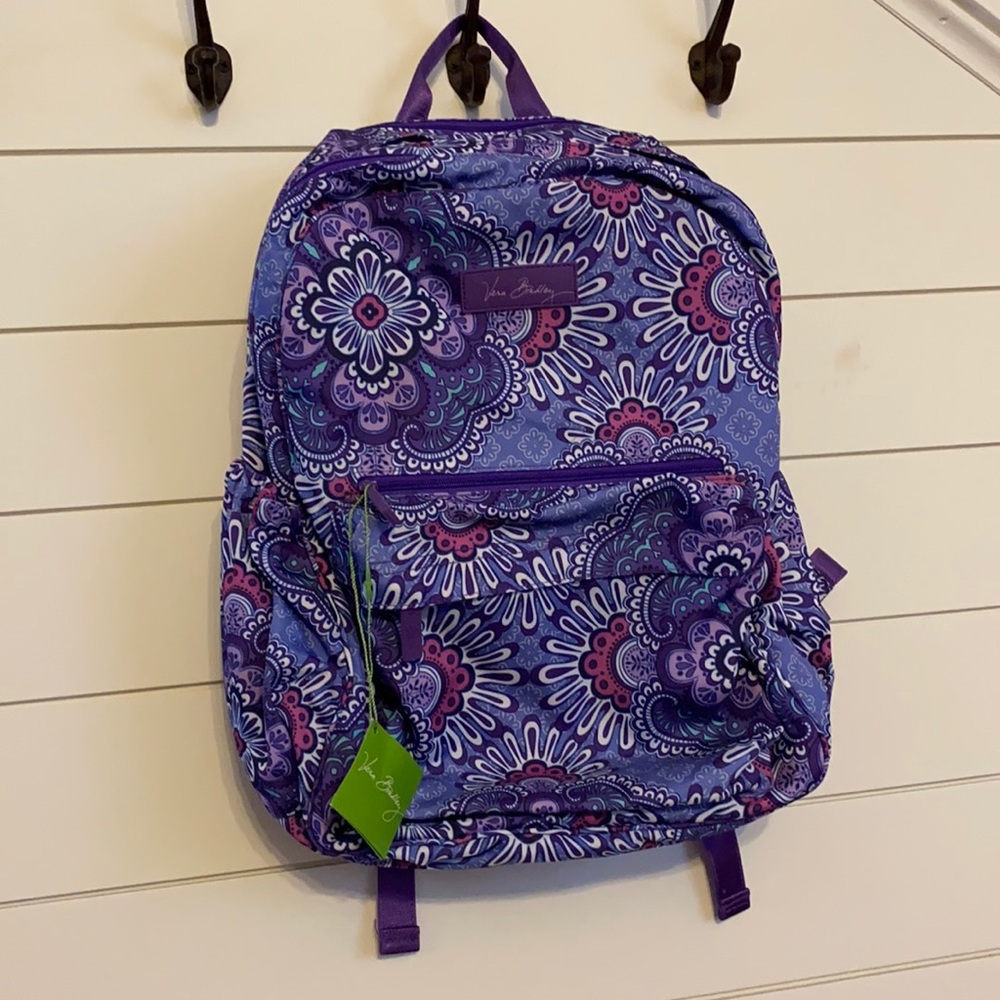 NEW Vera Bradley backpack in Lilac Tapestry